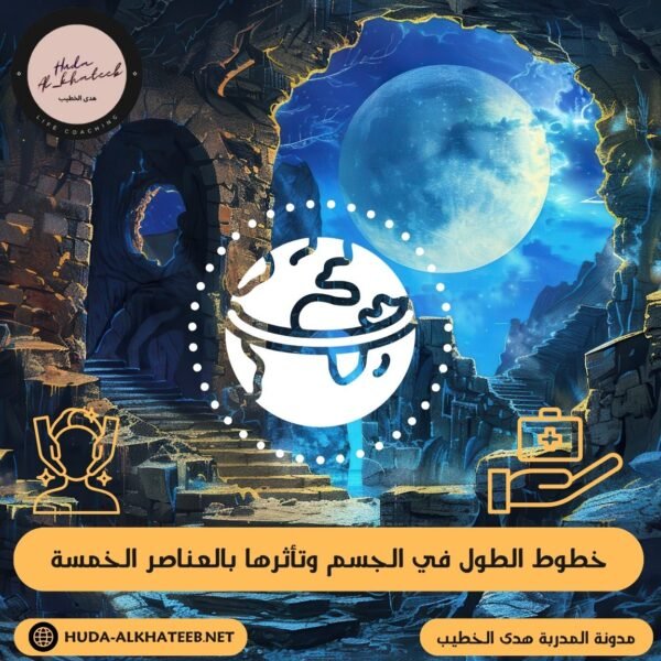 خطوط الطول في الجسم وتأثرها بالعناصر الخمسة